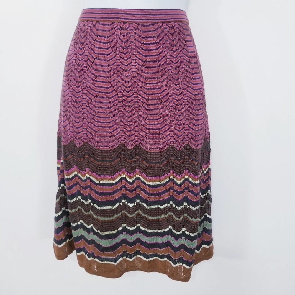 Missoni Wool Blend Multicolored Knit Skirts